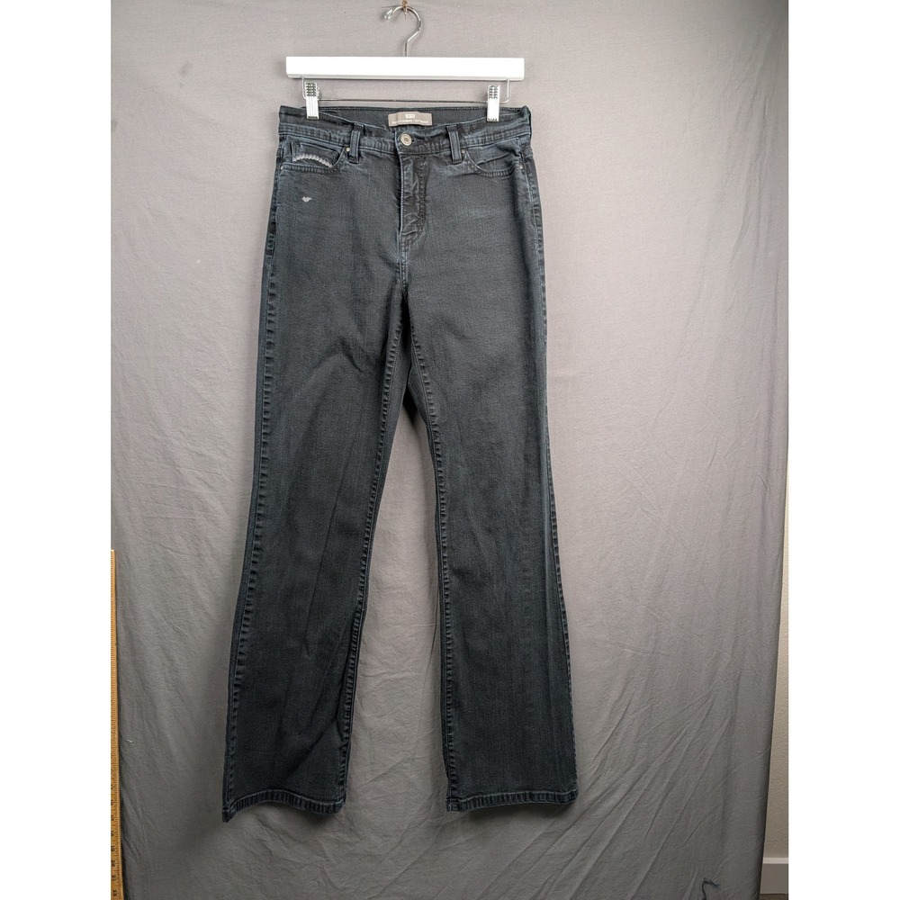 Levis 512 Perfectly Slimming Bootcut Jeans Black Size 10 L/C L5091-001 448‎